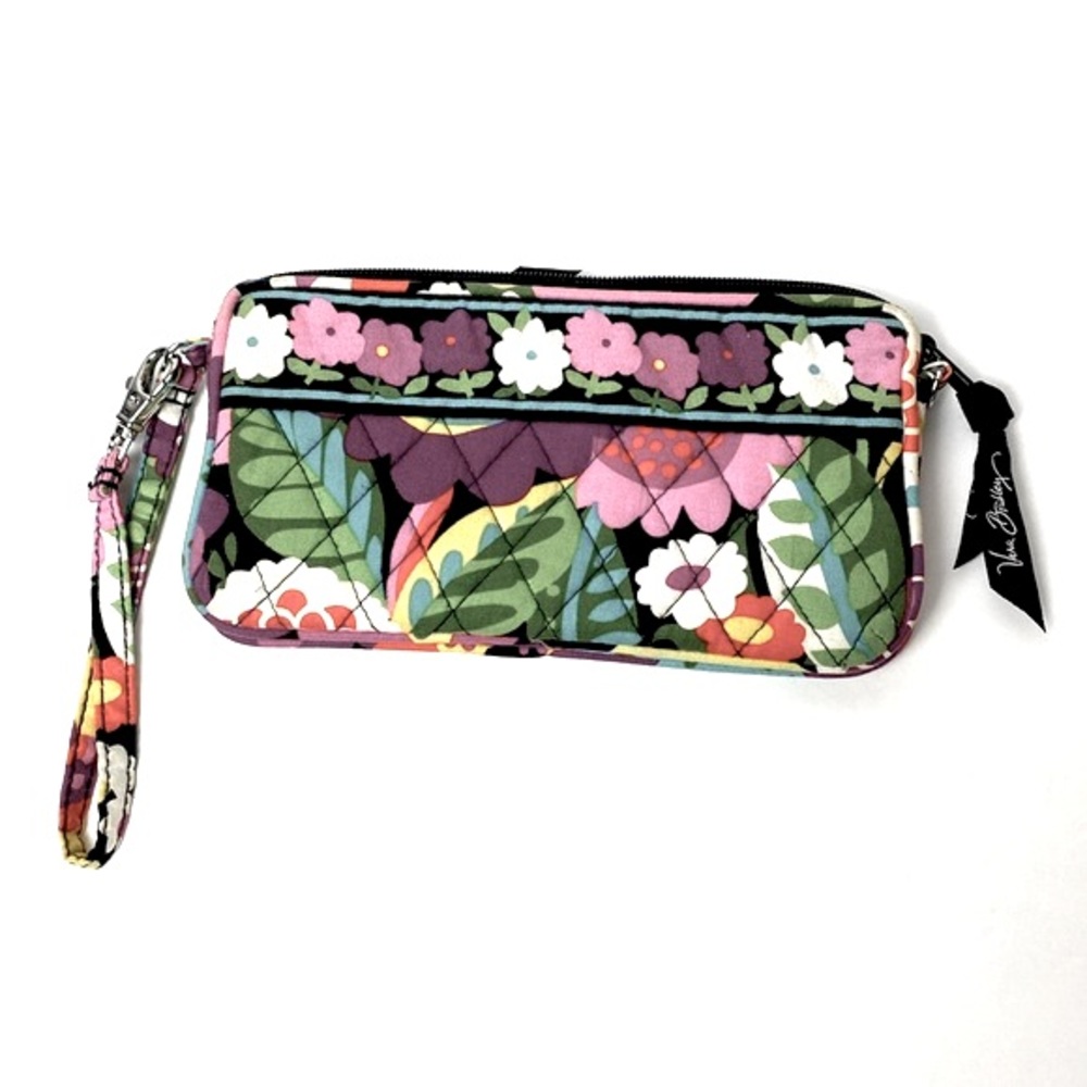 Vera Bradley Wristlet Wallet Va Va Bloom Bold Floral - Picture 13 of 13